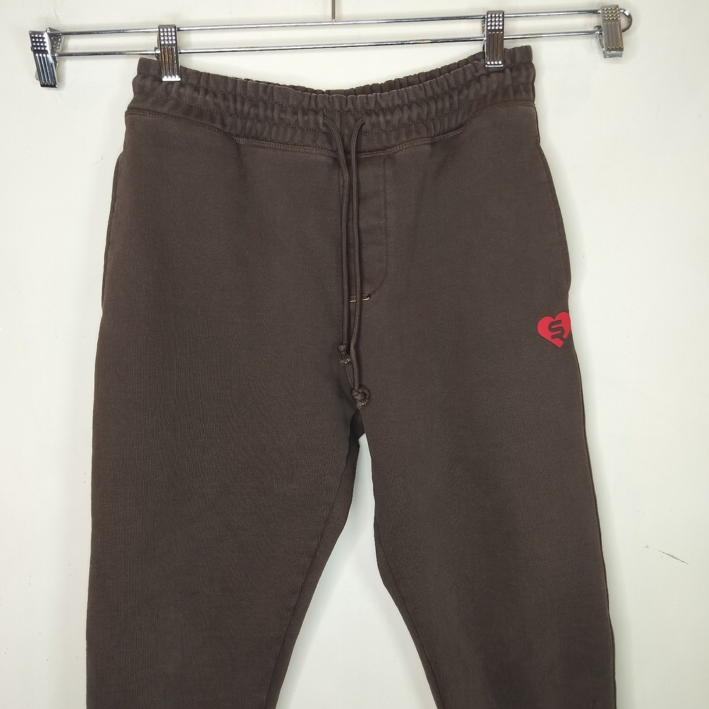 Sheila Rashid Sweatpants Heavy Fleece Drawstring Rib Knit Cuff - Picture 2 of 10